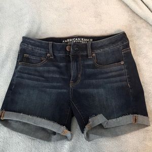 American Eagle Roll Up Bermuda Shorts